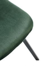 Halmar Čalúnená jedálenské stoličky K462, tmavo zelená