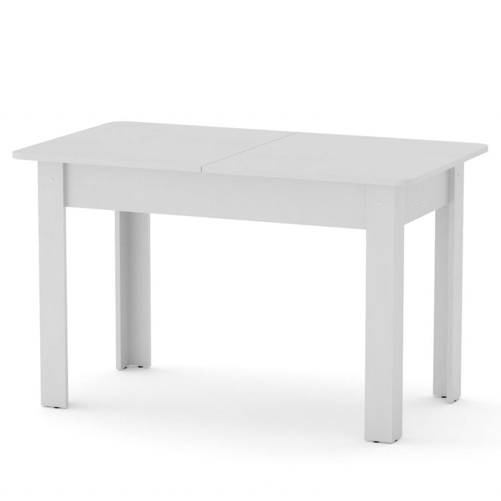 eoshop Jedálenský stôl KS-05 rozkladacia (Farba dreva: biela)