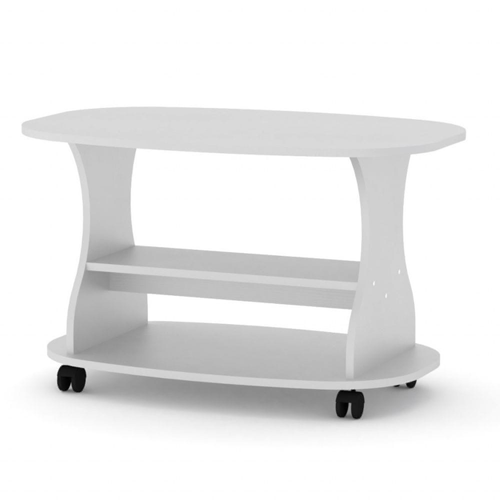 eoshop Konferenčný stolík KAPRIZ (Farba dreva: biela)