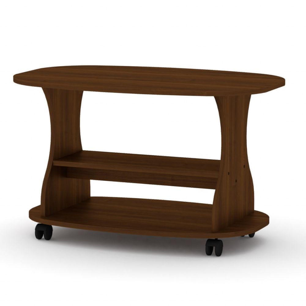 eoshop Konferenčný stolík KAPRIZ (Farba dreva: orech)
