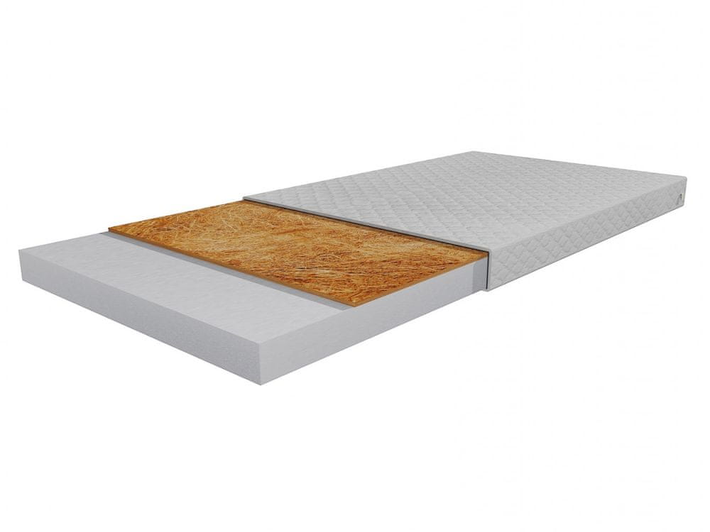 eoshop Penová matracu KOKOS, výška 9 cm (Rozmer: 160 x 200 cm)