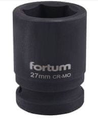 Fortum Hlavica nástrčná (4703027) hlavice nástrčná rázová, 3/4“, 27mm, L 52mm, CrMoV