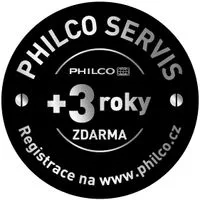 Philco bezplatný servis + 3 roky