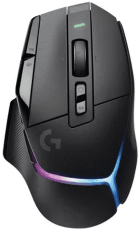 Štýlová optická počítačová myš Logitech G502 X Plus, čierna (910-006162) ultra ľahká tichá presná citlivosť DPI 100 25600 senzor HERO 25K Lightforce spínače RGB