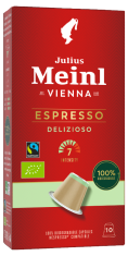 Julius Meinl Kompostovateľné kapsule Inspresso Bio & Fairtrade 10 ks