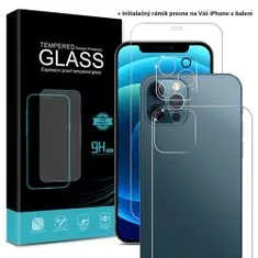 Bomba 3 v 1 Tvrdené ochranné sklo pre iPhone predné + zadné + foťák G013_IP12MINI