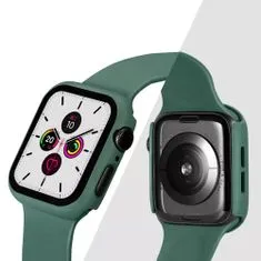 Bomba 3v1 Ochranné púzdro + Silikonový remienok pre Apple Watch IW07_DARK-GREEN-40MM