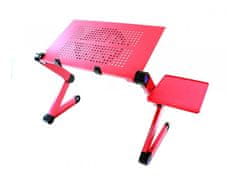 APT SL7B Flexibilný stolík pod notebook ružový