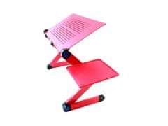 APT SL7B Flexibilný stolík pod notebook ružový