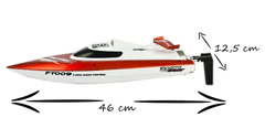 Aga RC Závodný športový čln FT-09 oranžový