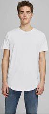 Jack&Jones 3 PACK - pánske tričko JJENOA 12191765 White 1White 1Black 1Navy (Veľkosť M)