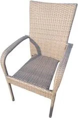 eoshop Jedálenská stolička HAITI Farba: čierna