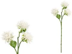 Autronic Chryzantéma, farba biela srienistá. Kvetina umelá. KUC2552