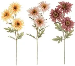 Autronic Chryzantéma. Mix 3 farieb Kvetina umelá. NL0091
