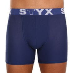 Styx 3PACK pánske boxerky long športová guma modré (U9676869) - veľkosť S