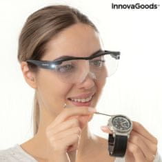 InnovaGoods Zväčšovacie okuliare s LED svetlom Glassoint