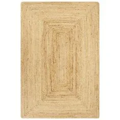 Petromila vidaXL Ručne vyrobený jutový koberec prírodný 120x180 cm