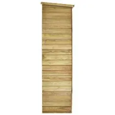 Vidaxl Záhradná kôlňa na náradie 123x50x171 cm impregnované borovicové drevo