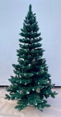 Alpina Vianočný stromček ZASNEŽENÁ BOROVICA so šiškami, výška 120 cm
