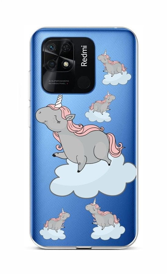 TopQ Kryt Xiaomi Redmi 10C Grey Unicorns 76059