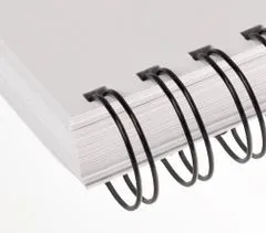 Renz Viazací chrbát kovový (3/1") A4 priemer 9,5 mm čierny 100ks