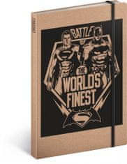 Presco Group Notes Batman vs. Superman – Battle, linajkový, 13 × 21 cm