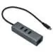 I-TEC USB-C Metal HUB 3 Port + Gigabit Ethernet