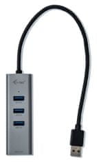 USB 3.0 Metal HUB 3 Port + Gigabit Ethernet