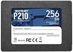 Patriot P210 256GB SSD / 2,5" / Interné / SATA 6GB/s / 7mm