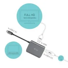 USB-C Metal HUB 2x USB 3.0 + 2x USB-C