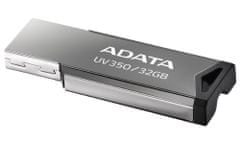 A-Data UV350/32GB/USB 3.1/USB-A/Strieborná