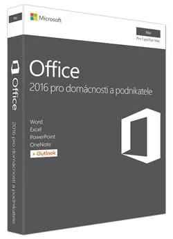 Microsoft MS FPP Office 2016 pre Mac pre domácnosti a podnikateľov EN P2 - bez média