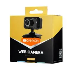 Canyon webová kamera C1 - VGA 640x480 @ 30fps, 1.3 MPx, 360 °, USB2.0