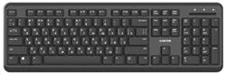 Canyon bezdrôtová klávesnica HKB-W20, 105 kláves,tichá a tenká,velvet serie,RU layout/Cyrilice, čierna