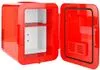 Nedis prenosná mini chladnička/ objem 4 litre/ rozsah chladenia 8 - 18 °C/ AC 100 - 240 V / 12 V/ spotreba 50 W/ červená