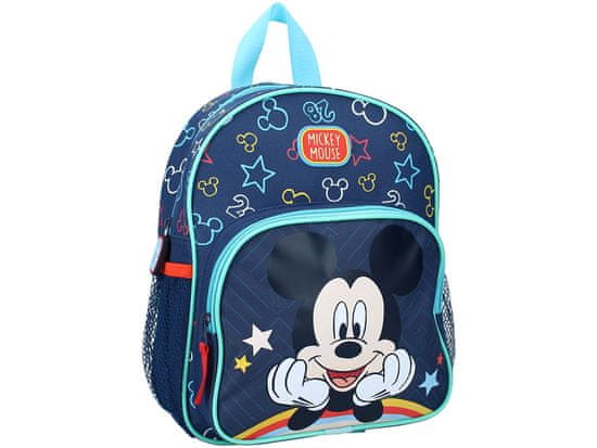 Vadobag Detský ruksak Mickey Mouse s vreckami na fľašu