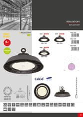 Ecolite Ecolite SMD LED reflektor, 150W, 24000lm, 5000K, IP65, čierny HB06-150W
