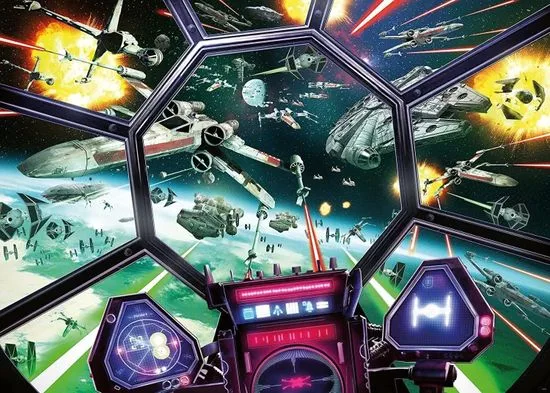 Ravensburger Puzzle Star Wars: TIE Fighter Kokpit 1000 dielikov