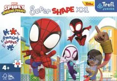 Trefl Puzzle Super Shape XXL Spidey a jeho úžasní priatelia 60 dielikov