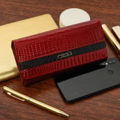 Julia Rosso Julia Rosso U79 Dámska kožená peňaženka RFiD červená