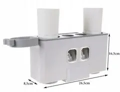 Iso Trade ISO 9178 Automatický dávkovač na dve zubné pasty