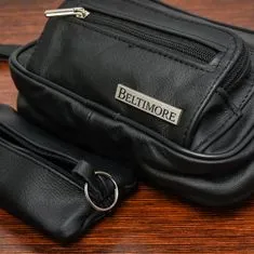 Beltimore  P71 Pánska kožená sada peňaženka RFiD s kľúčenkou a puzdrom