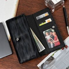 Alessandro Paoli Alessandro Paoli Z23 Dámska kožená peňaženka RFID čierna