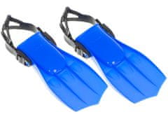 KIK  KX5571 Detské plavecké plutvy modré veľ. M 22,5-24,5 cm