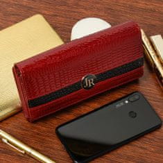 Julia Rosso Julia Rosso X34 Dámska kožená peňaženka RFiD červená