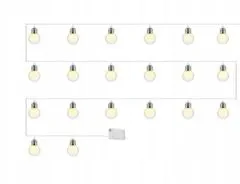 Iso Trade ISO 8623 LED svetelná reťaz žiarovky teplá biela 20ks