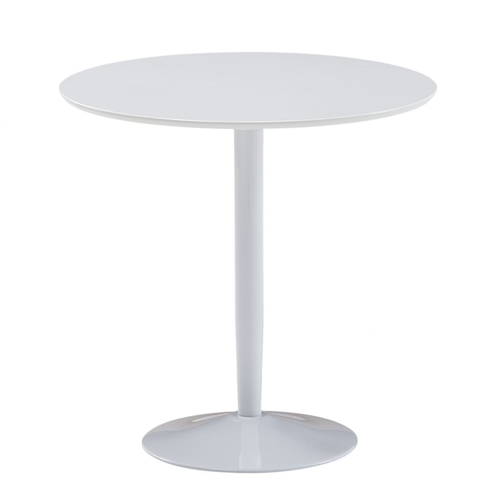 Bruxxi Jedálenský stôl Caffe, 75 cm, biela