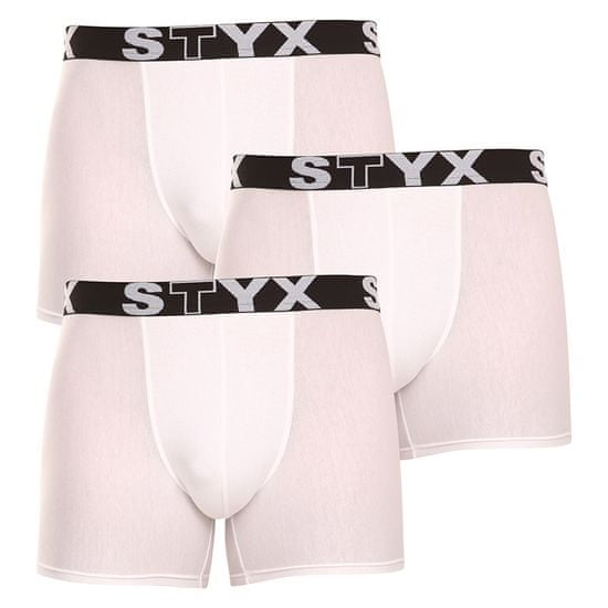 Styx 3PACK pánske boxerky long športová guma (U10616161)