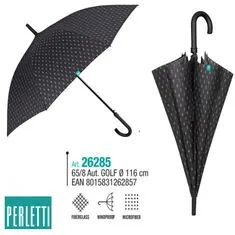 Perletti TIME Pánsky automatický dáždnik Geometrico, 26285