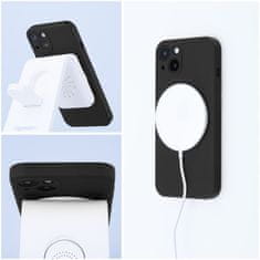 MobilMajak Obal / kryt pre Apple iPhone 13 MINI čierny Sillicon Mag Cover
